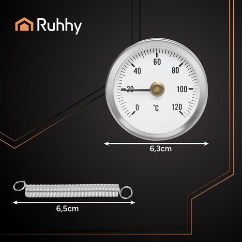 Ruhhy 26557 Zifferblattthermometer - Easy2sell - Deluxe