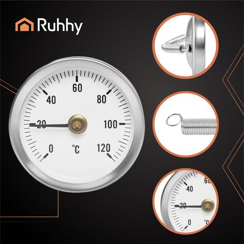 Ruhhy 26557 Zifferblattthermometer - Easy2sell - Deluxe