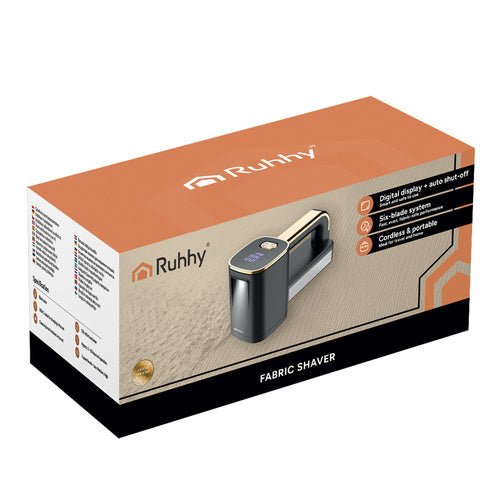 Ruhhy 26642 Kabelloser Kleiderrasierer, Schwarz - Easy2sell - Deluxe