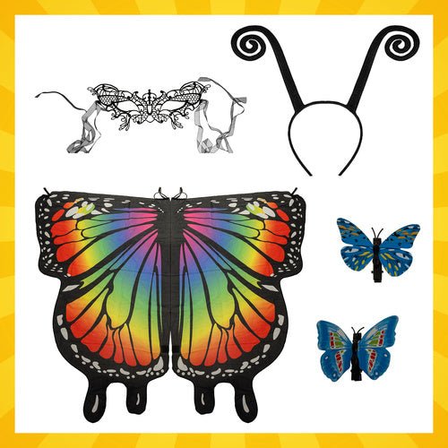 Schmetterlingskostüm 3 - teilig Kruzzel 26765 - Easy2sell - Deluxe