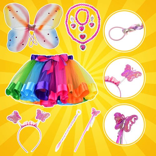 Schmetterlingskostüm 6 - teilig Kruzzel 26742 - Easy2sell - Deluxe