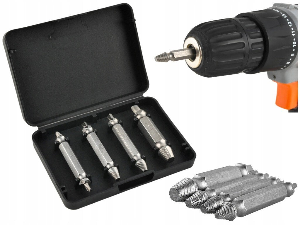 Schraubenausdreher Set 4 - tlg. - Easy2sell - Deluxe