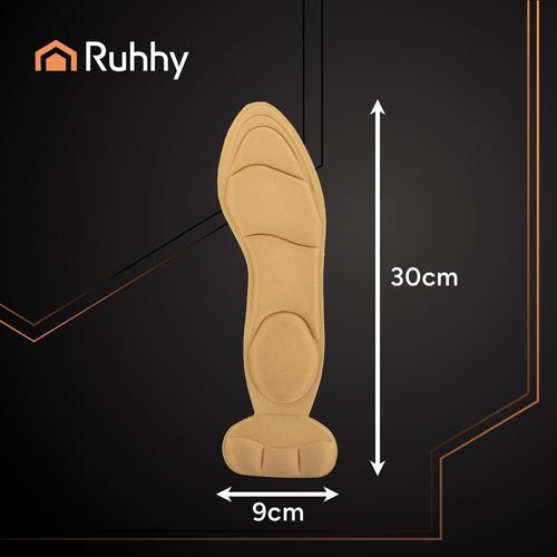 Schuheinlagen für High Heels – Dämpfende Einlegesohlen Beige, Gr. 35 - 42 - Easy2sell - Deluxe