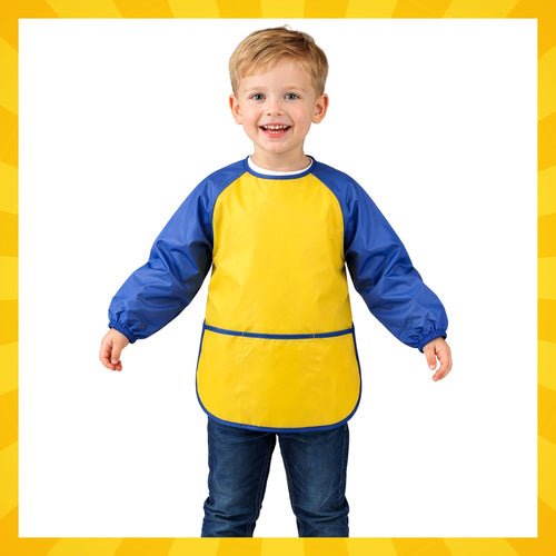 Schutzschürze für Kinder – Malschürze Robust und Bunt, Größe M - Easy2sell - Deluxe
