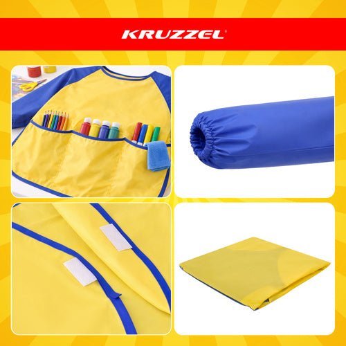 Schutzschürze für Kinder – Malschürze Robust und Bunt, Größe M - Easy2sell - Deluxe
