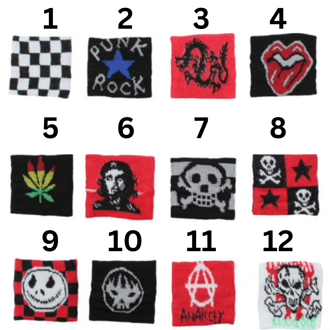 Schweißband mit 12 verschiedenen Motiven für Karneval oder Festivals NEU - Easy2sell - Deluxe