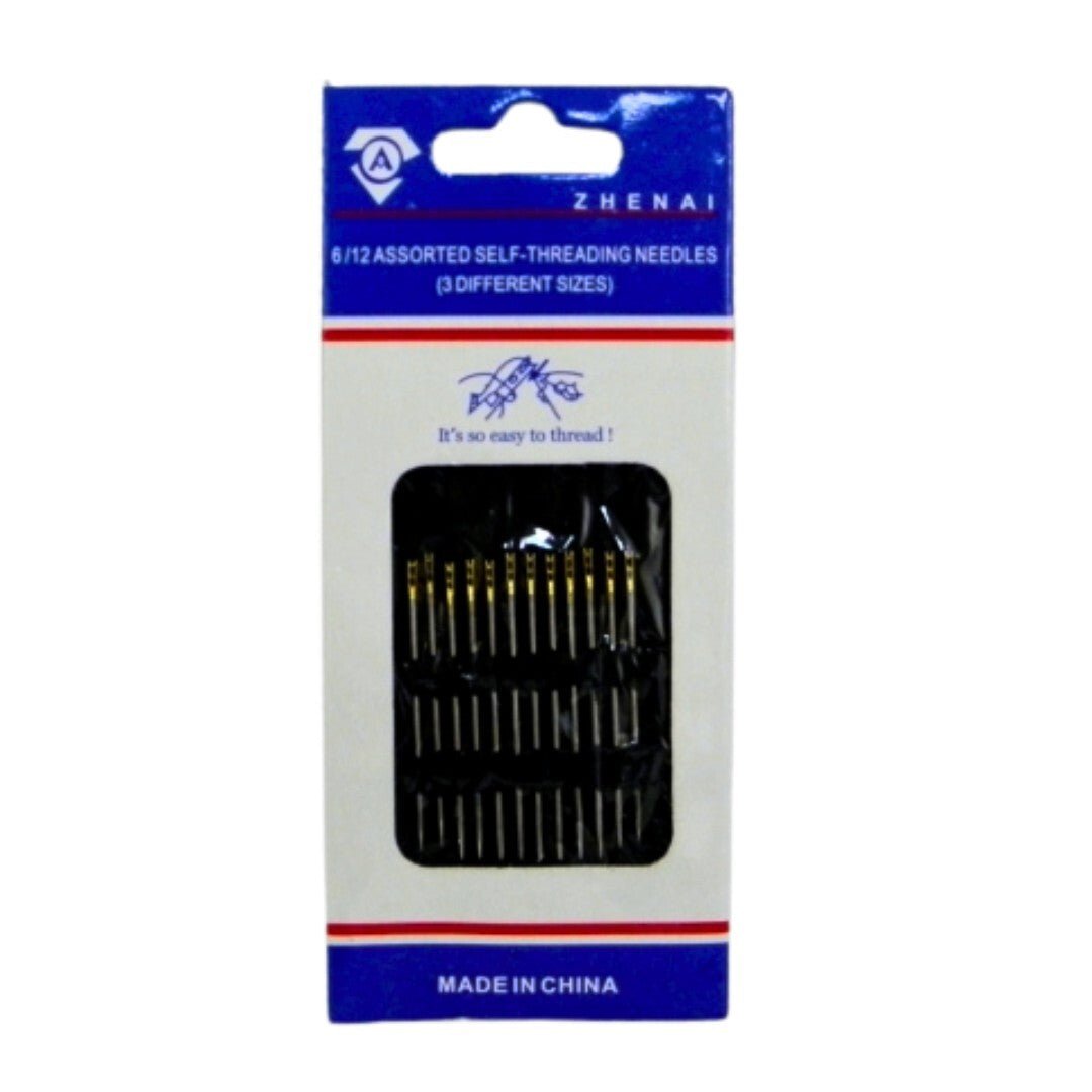 Selbstfädelnde Nähnadeln 12er Set - Easy2sell - Deluxe
