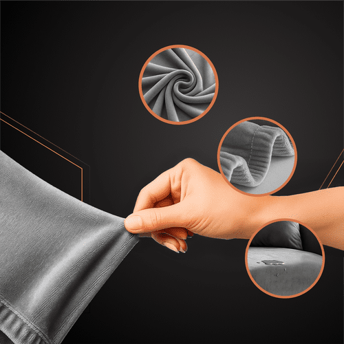 Sofabezug 145 - 185cm dunkelgrau Ruhhy 26037 - Easy2sell - Deluxe