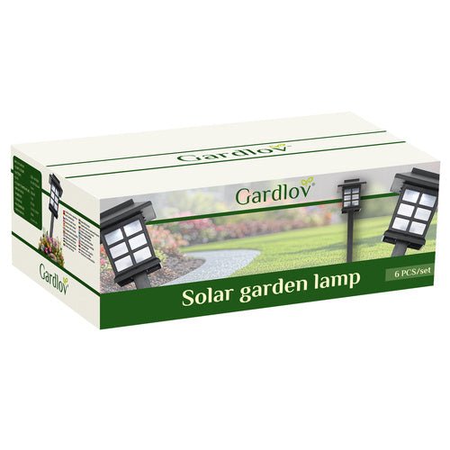 Solar Gartenleuchten 6er Set – LED Solarleuchten Kaltweiß Wasserdicht IP44 - Easy2sell - Deluxe