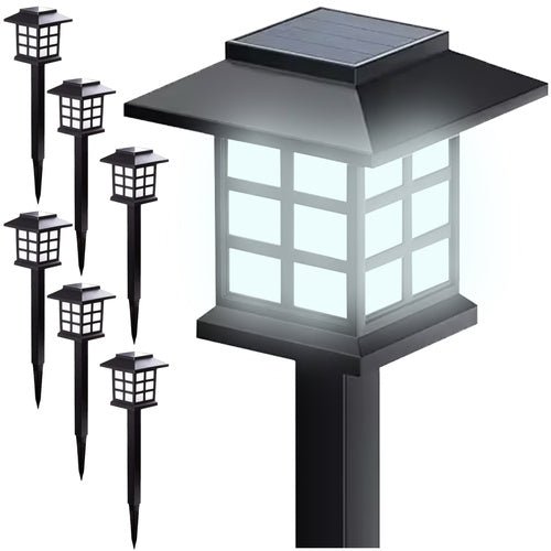 Solar Gartenleuchten 6er Set – LED Solarleuchten Kaltweiß Wasserdicht IP44 - Easy2sell - Deluxe