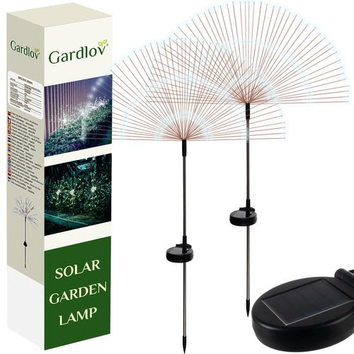 Solar Gartenleuchten Pusteblume 2er Set – LED Solarleuchten Kaltweiß IP65 - Easy2sell - Deluxe