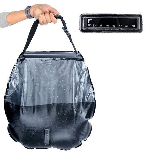 Solardusche 20L mit Thermometer – Mobile Campingdusche für Garten & Outdoor - Easy2sell - Deluxe