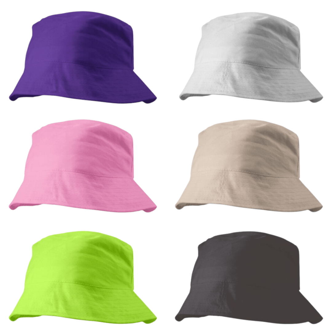 Sonnenhut Fischerhut Anglerhut unifarben Camping Festival Hut Damen Herren Uni - Easy2sell - Deluxe