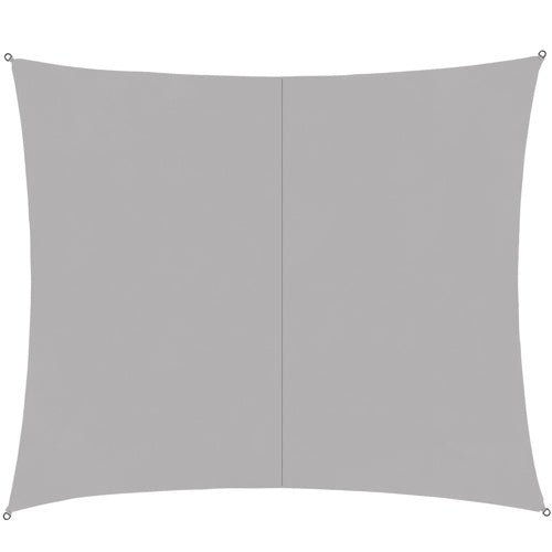 Sonnensegel Rechteckig 3x2m – UV - Schutz Garten & Terrasse Grau Polyester - Easy2sell - Deluxe