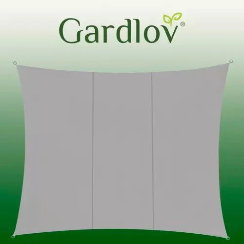 GARDLOV 23143 Sonnensegel 4x3 m grau