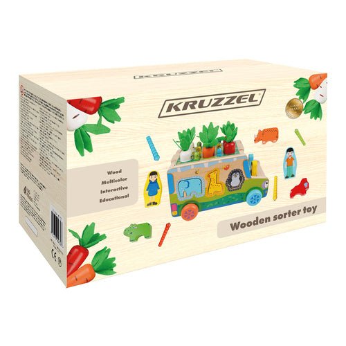 Sorter - autko drewniane Kruzzel 26250 - Easy2sell - Deluxe