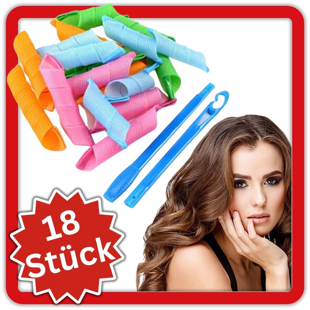 Spiral Lockenwickler Set 18 Stück - Easy2sell - Deluxe
