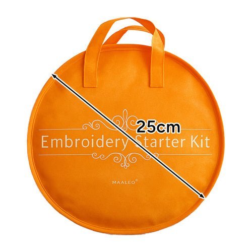 Stickgarn Set 100 Farben – Stickfäden mit Stickrahmen und Zubehör - Easy2sell - Deluxe