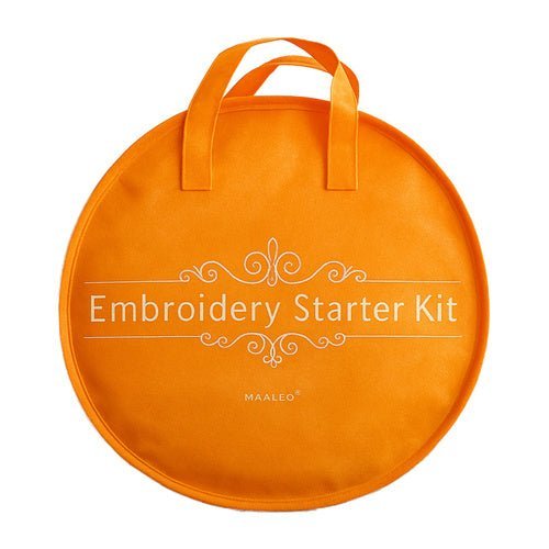 Stickgarn Set 100 Farben – Stickfäden mit Stickrahmen und Zubehör - Easy2sell - Deluxe