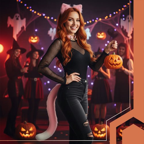 Strój kota/lisa 3el. różowy Ruhhy 26585 - Easy2sell - Deluxe