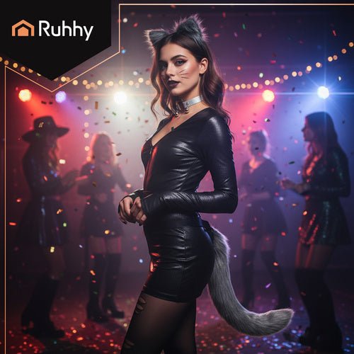 Strój kota/lisa 3el. szary Ruhhy 26586 - Easy2sell - Deluxe