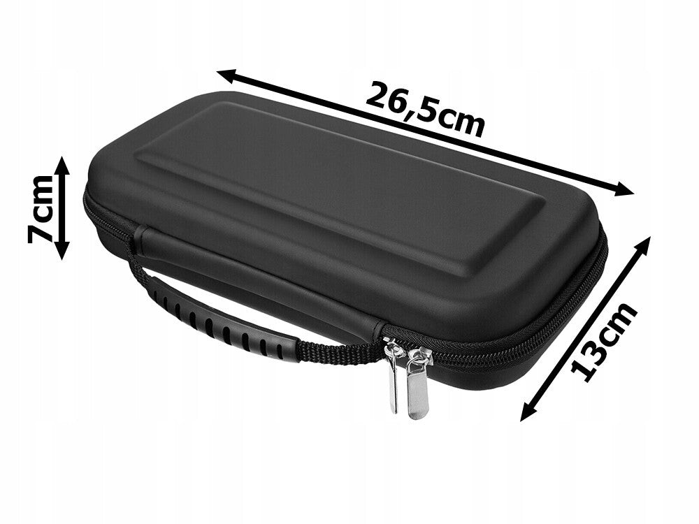 Tasche für Nintendo Switch / OLED Reise Tasche Hülle Hardcase Case in schwarz - Easy2sell - Deluxe