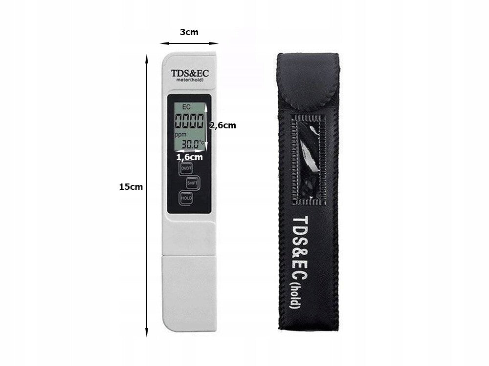 TDS Messgerät Tester für Trinkwasser Leitwertmessgerät Wassertest Wasser Tester - Easy2sell - Deluxe