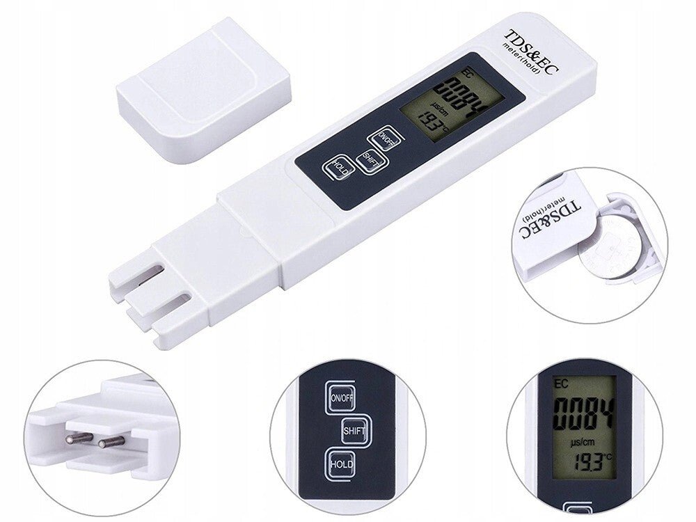 TDS Messgerät Tester für Trinkwasser Leitwertmessgerät Wassertest Wasser Tester - Easy2sell - Deluxe