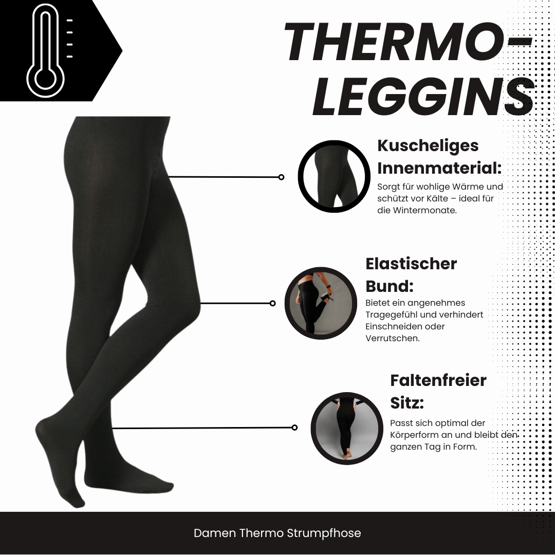 Thermo - Strumpfhose Damen mit Fleece - Easy2sell - Deluxe