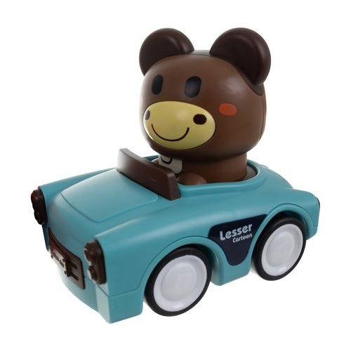 Tierautos Spielzeug 4er Set – Push - and - Go Fahrzeuge für Kinder ab 18 Monaten - Easy2sell - Deluxe