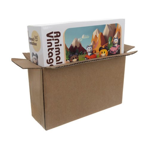 Tierautos Spielzeug 4er Set – Push - and - Go Fahrzeuge für Kinder ab 18 Monaten - Easy2sell - Deluxe