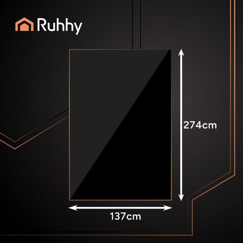 Tischdecke Schwarz 137x274cm Wasserfest Schmutzabweisend Folie - Easy2sell - Deluxe