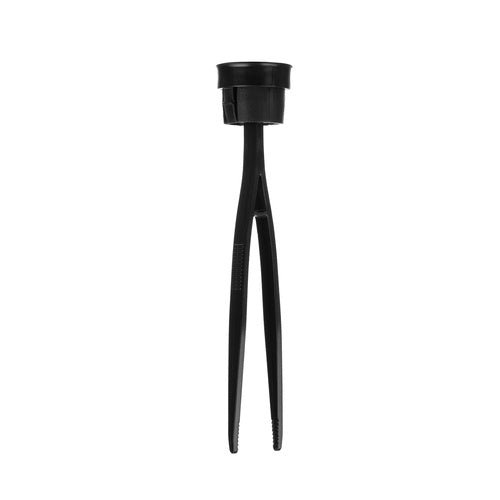 Toilettenbürste mit Halbrundem Kopf für gründliche Reinigung schwarz - Easy2sell - Deluxe