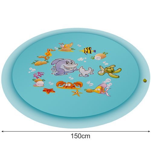 Wassersprinkler Matte für Kinder – Garten Wasserfontäne, 150 cm, Mehrfarbig - Easy2sell - Deluxe