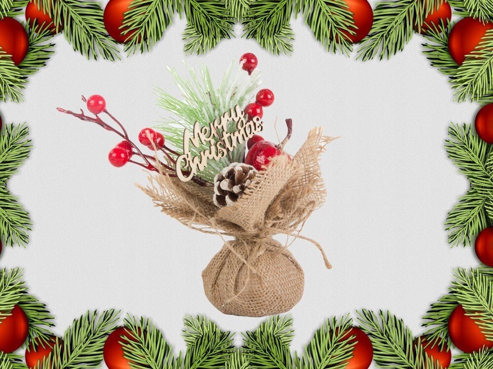 Weihnachtlicher Tischschmuck mit Blumen - Easy2sell - Deluxe