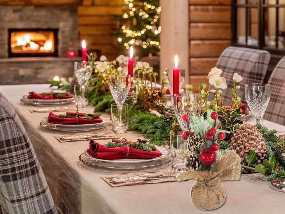 Weihnachtlicher Tischschmuck mit Blumen - Easy2sell - Deluxe