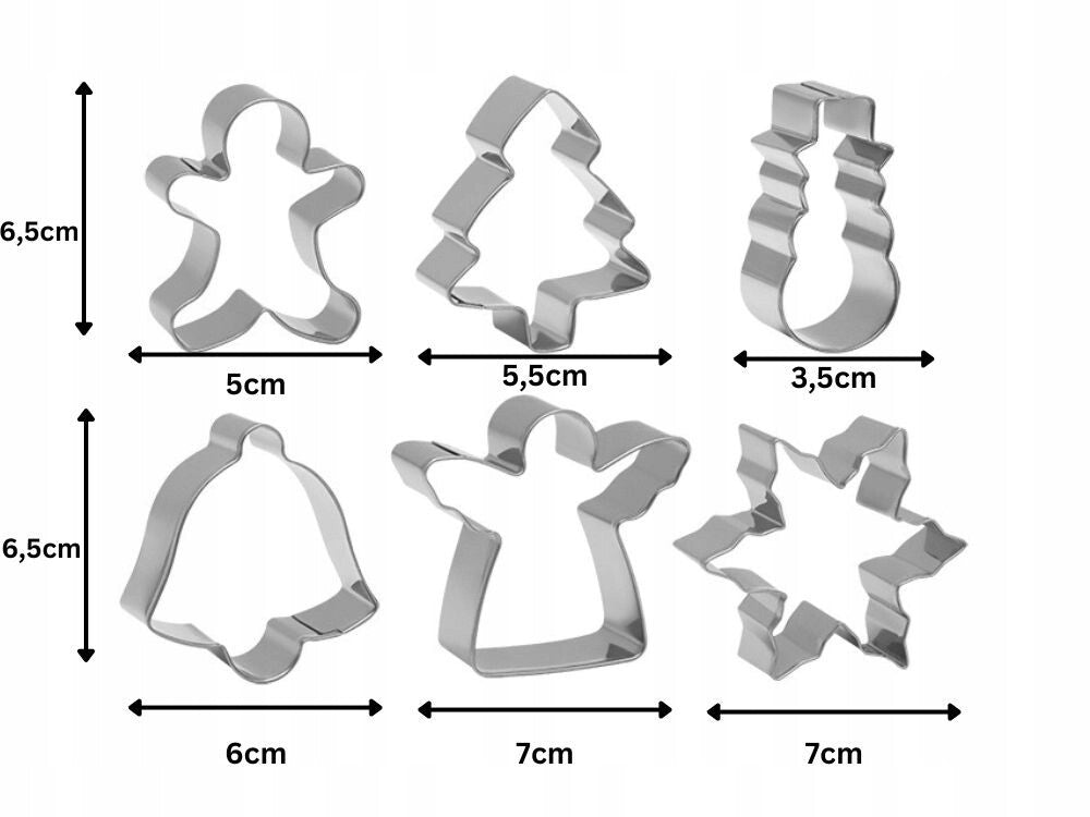 Weihnachtliches Ausstecher Set 6tlg. - Easy2sell - Deluxe
