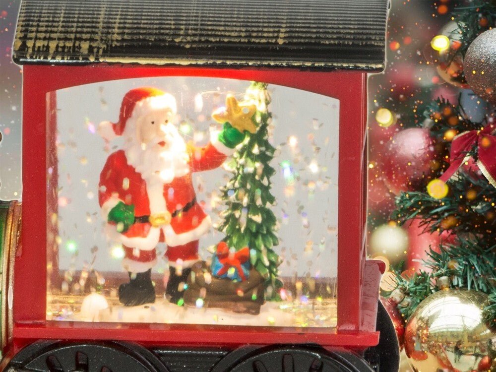 Weihnachtsmann Lokomotive LED Laterne - Easy2sell - Deluxe