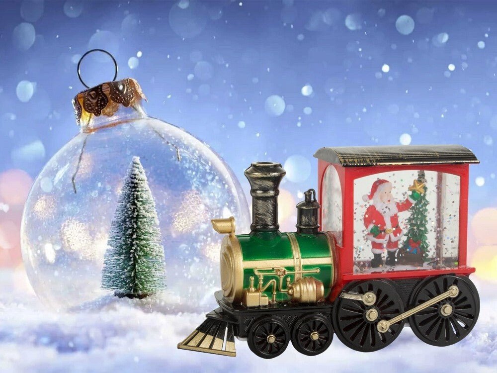 Weihnachtsmann Lokomotive LED Laterne - Easy2sell - Deluxe