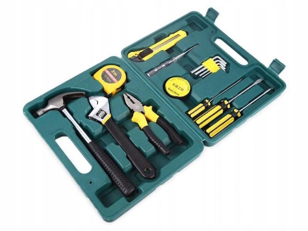 Werkzeugkoffer 16 - teilig für Haushalt - Easy2sell - Deluxe