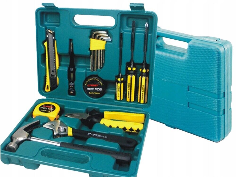 Werkzeugkoffer 16 - teilig für Haushalt - Easy2sell - Deluxe