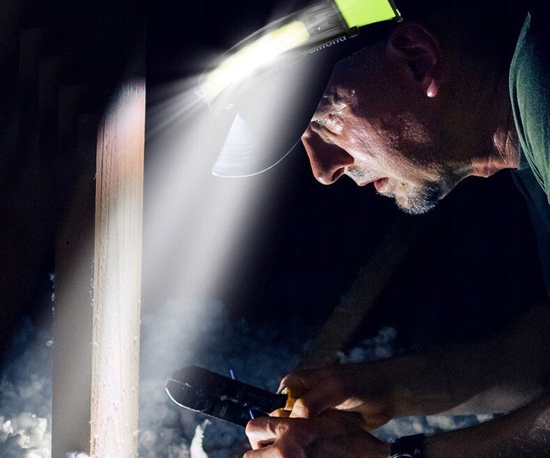 Wiederaufladbare COB Stirnlampe - Easy2sell - Deluxe