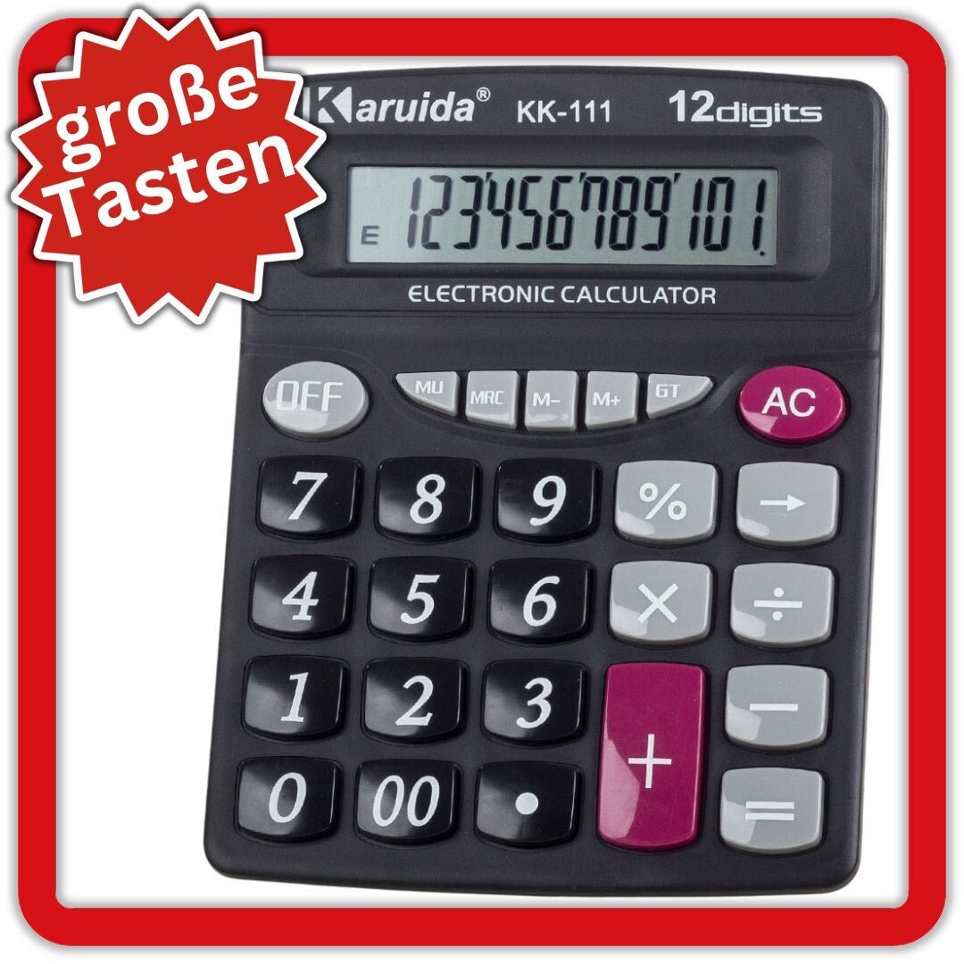 XL Tischrechner mit großen Tasten - Easy2sell - Deluxe