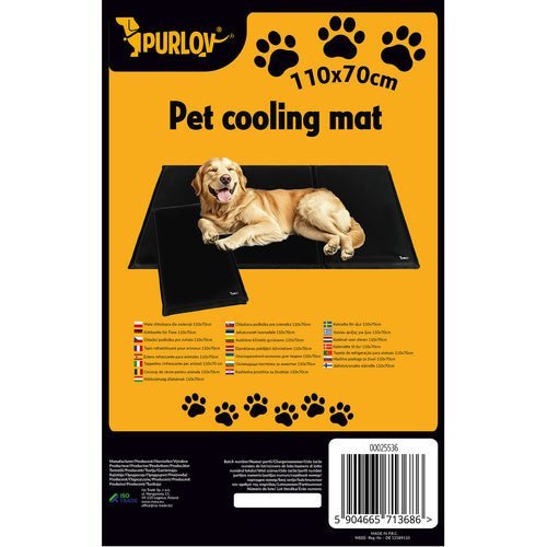 XXL Kühlmatte für Tiere - automatisches Kühlen - schwarz - Easy2sell - Deluxe