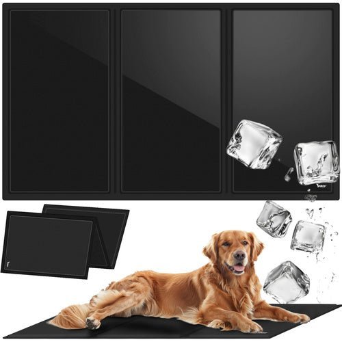 XXL Kühlmatte für Tiere - automatisches Kühlen - schwarz - Easy2sell - Deluxe
