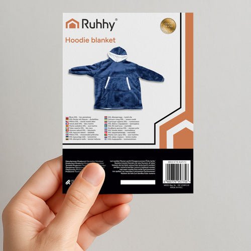 XXL - Sweatshirt - marineblaue Decke Ruhhy 26147 - Easy2sell - Deluxe