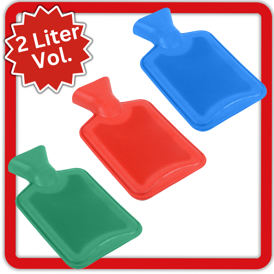 XXL Wärmflasche mit 2L ohne Bezug Wärmekissen Wärmeflasche Bettflasche aus Gummi - Easy2sell - Deluxe
