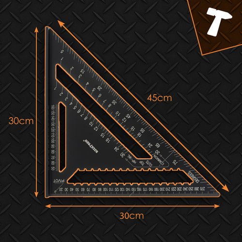 Zimmermannswinkel 30x30cm Bigstreen 25874 - Easy2sell - Deluxe