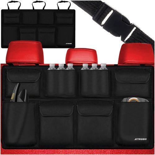 1 Autositz - Organizer mit 8 Taschen wasserdicht schwarz - Easy2sell - Deluxe
