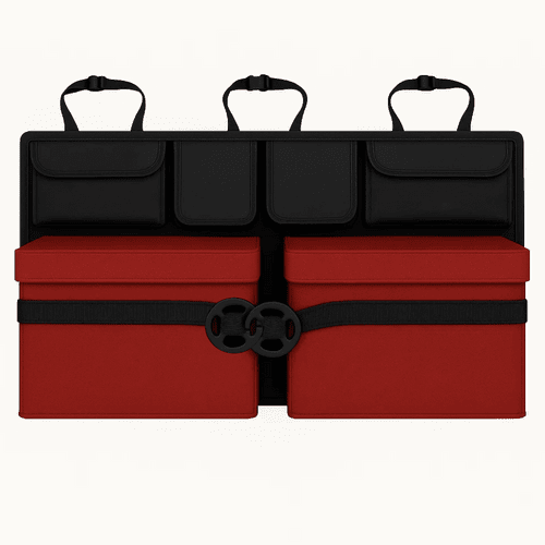 1 Autositz - Organizer mit 8 Taschen wasserdicht schwarz - Easy2sell - Deluxe